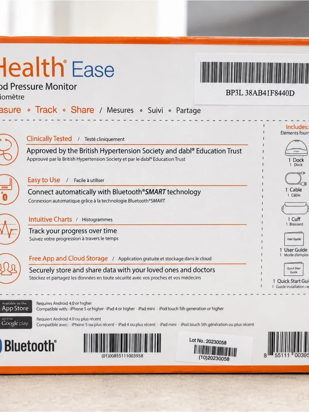 Two Digital Blood Pressure Monitors – Omron & New iHealth Ease